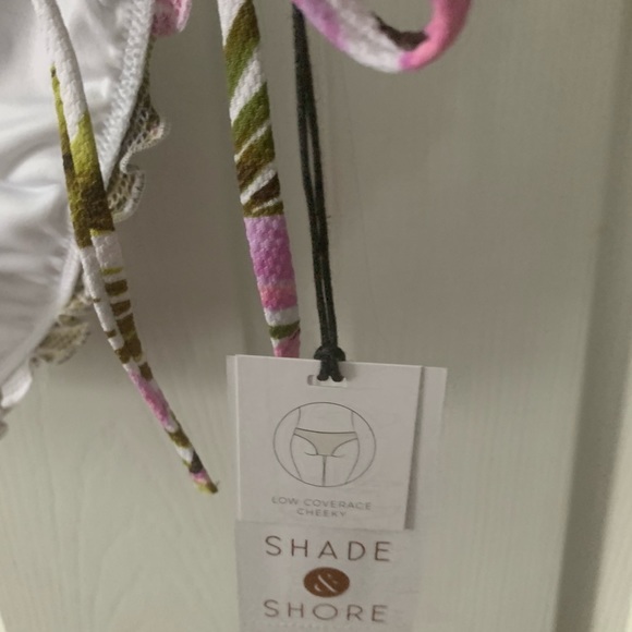 Bikini Set Cheeky Adjustable Straps 34B Top Med 8-10 Bottoms (2) Shade & Shore - Picture 11 of 16